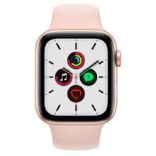 Apple Watch SE Gold Aluminum Case With Sport Band 44mm