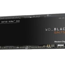 حافظه SSD وسترن دیجیتال ظرفیت 1 ترابایت مدل BLACK SN750 NVME
