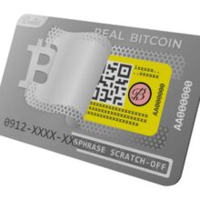 کیف پول سخت افزاری غیر الکترونیکی بَلِت مدل Ballet Real Bitcoin