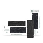 green keyboard with touchpad